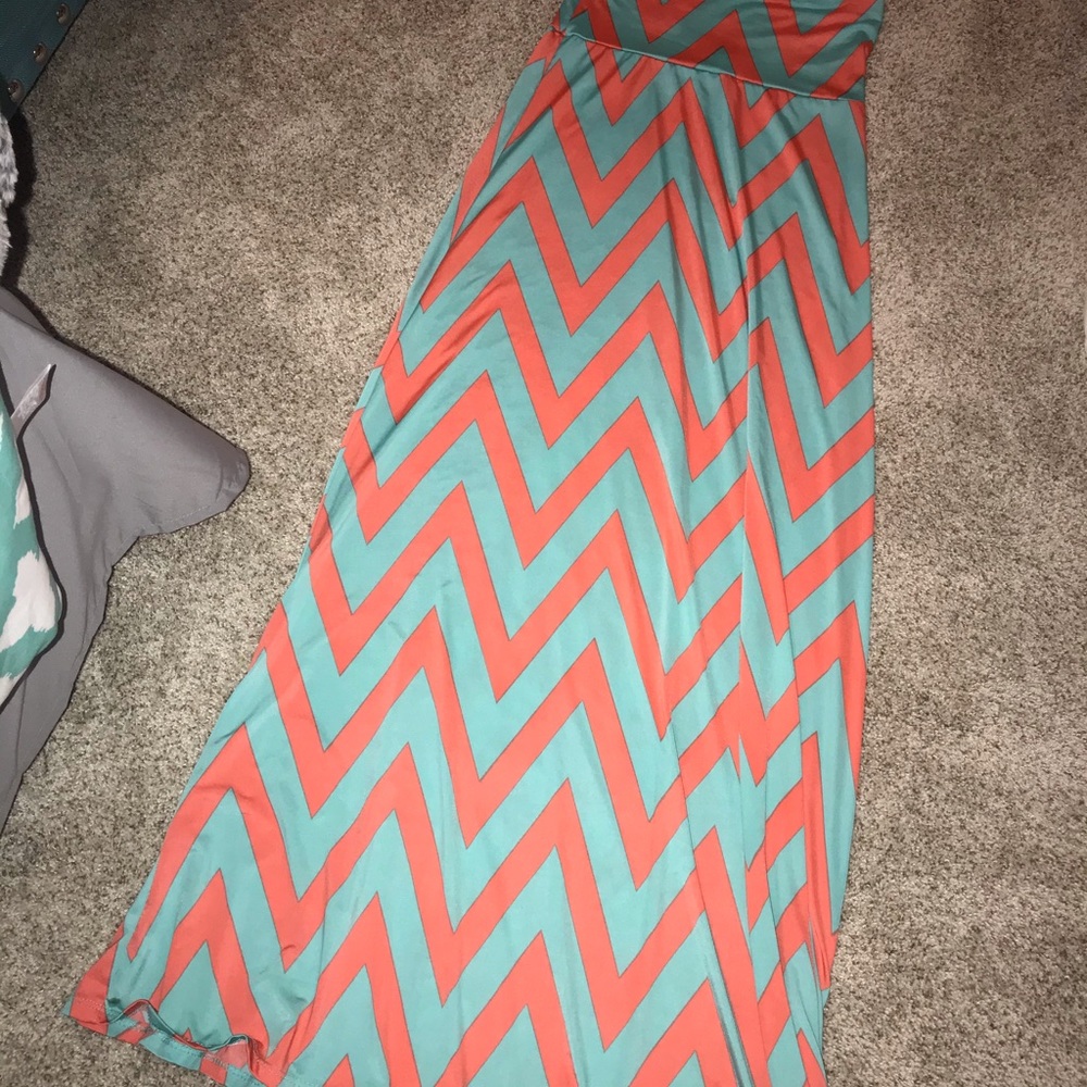 Chevron skirt